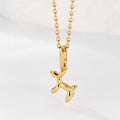 BnbGold 14K Mini Poodle Balloon Pendant S JAP41838