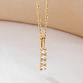 AirbnbGold 14K Mini Cubic Stick Pendant S JAP41848