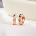 BnBGold 18K Rounded Diamond Cut One Touch Earrings S Pair PNE42092