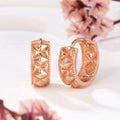 AirbnbGold 14K Round Cut OneTouch Earrings Pair PNE42308