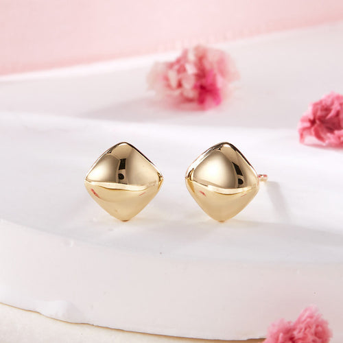 18K volume cushion diamond pillow earrings MNE42437