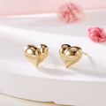 BnBGold 14K Waterdrop Volume Heart Earring Pair MNE42438