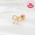 AirbnbGold SameDayShipping 14K Petite Knot Ribbon Piercing OneSide JAE42464