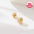 B&B Gold Same Day Shipping 14K Flat Semi Circle Piercing Single JAE42468