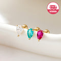 B&B Gold Same Day Shipping 14K Tier Drop Waterdrop Piercing One Side JAE42470