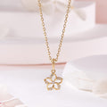 BnbGold 18K cubic windflower pendant MNP42499