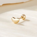 B&B Gold 18K Mini Gold Bean Piercing Single Side MNE42510