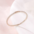 AirbnbGold 14K Slim Round Stick Pavé Ring RSS42598