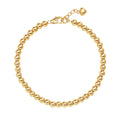 Mourun 14K Solid 4mm Ball Chain Bracelet MOB39660