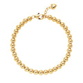 Mauve 14K Round 5mm Bead Chain Bracelet MOB39665