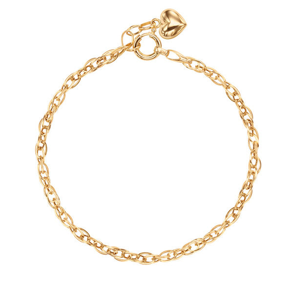 Mauve 14K Mixed Clip Heart Charm MOB39694