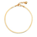 Mourun 14K Wide 2mm Snake Bracelet MOB40053
