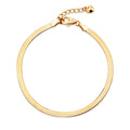 Mourun 14K Wide 3mm Snake Bracelet MOB40055