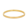 Mauve 14K Hollow Flat Stick Bangle MOB40307