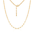 Moorun (May Best) 18K Shine Circle 5ct Cutting Red Chain Necklace MON40271