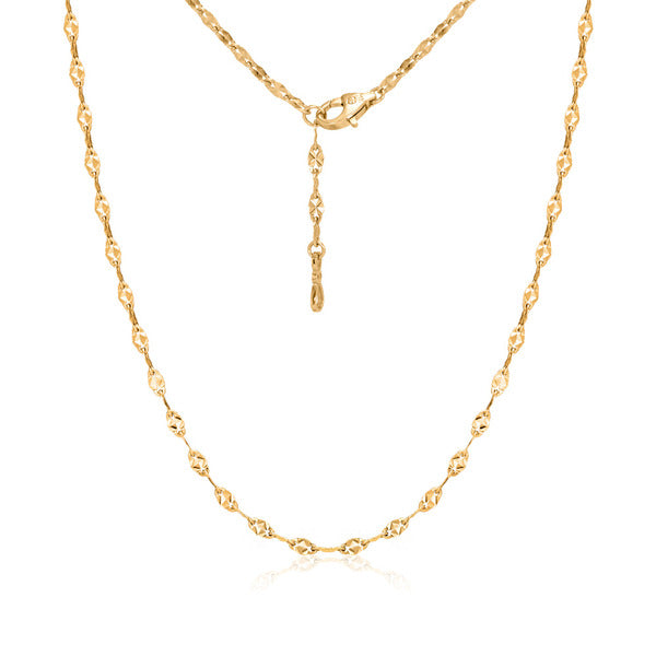 Moorun 5月最佳 14K Shine Circle 5分切割 红色链条目けっがい MON40271