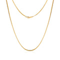 Morun 18K 1.2mm Sensual Snake Chain Necklace MON40695