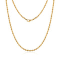Italian 18K 2.3mm Spiral Chain Necklace MON40706