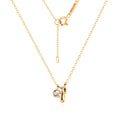 Mauve 14K GlowM Minimal Drop Pop Cubic Chain Necklace MON40925