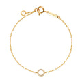 Moloon 5月最佳 14K Glow M Celeste Circle Cubic Chain Bracelet MOB40933