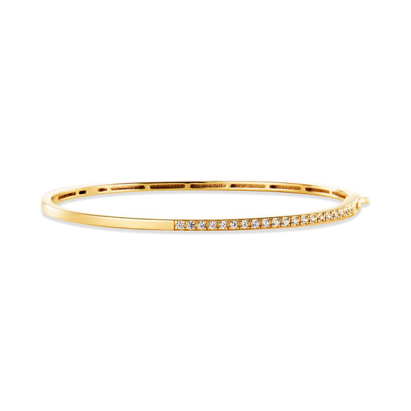 Mauve 14K GlowM Luminescent Stella Stick Bangle MOB40934