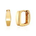 Morun 18K Pebble Frame Loop One Touch Ring Earrings MOE41701