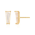 MOLUN 18K Grand Trapezoid Cubic Earrings Pair MOE41711