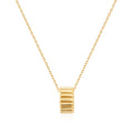 Morun 18K Bloom Laser-Cut Architect Ring Pendant MOP41731