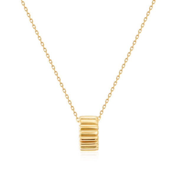 Morun 18K Bloom Laser-Cut Architect Ring Pendant MOP41731