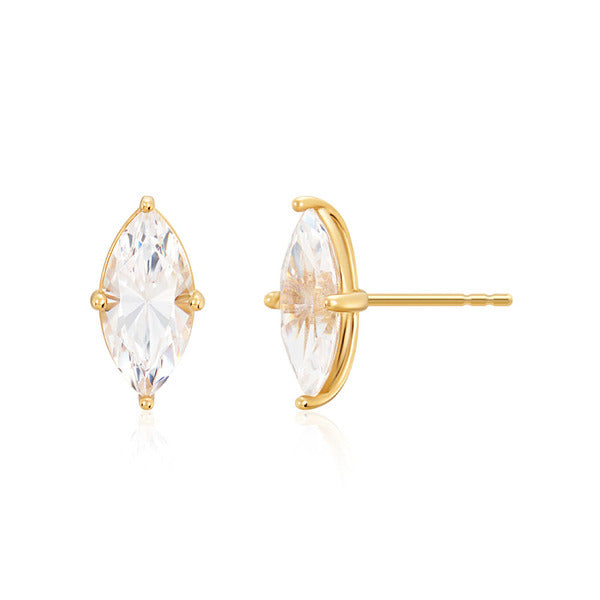 Morun 14K Grand Marquise Cubic Earring Pair MOE41710