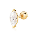 Molten 14K Glitz Marquis Cubic Light Piercing One Side MOE41714