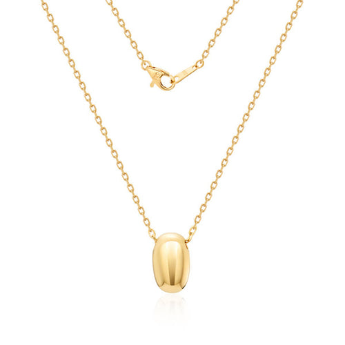 14K Veil Pebble Seed Ball Chain Necklace MON41726
