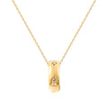 Morun 14K Stella Cubic Cut Architect Ring Pendant MOP41733