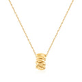Morun 14K Drop Zigzag Cut Architect Ring Pendant MOP41734