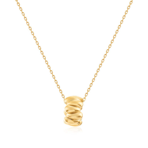 Morun 14K Drop Zigzag Cut Architect Ring Pendant MOP41734