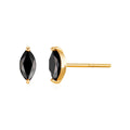 Moloon 18K Black Gleam Marquis Cubic Earrings Pair MOE42223
