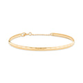 Moloon (May Best) 14K Glorin Diamond Cutting Curved Bangle MOB42252