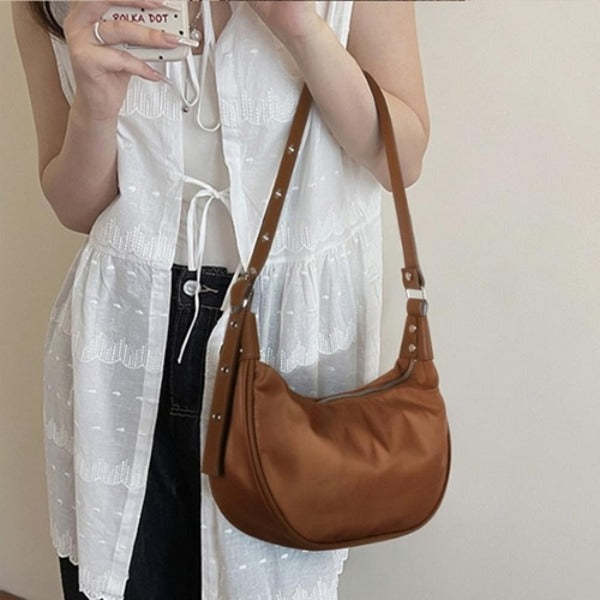 Daitem Women Halfmoon Contempoary Practical Seasonless Shoulder Bag 24674413588872