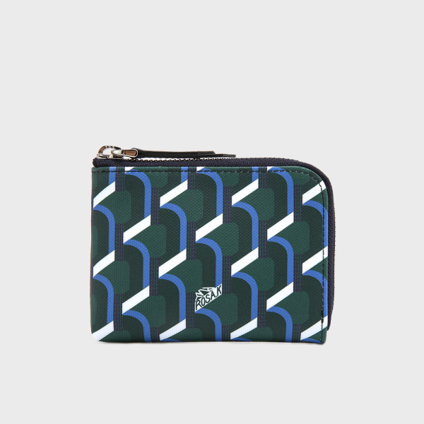Rosakay Monogram Zipper Round Wallet BM (RFWSWV534BMFR)