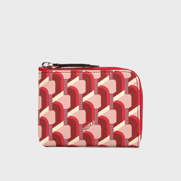 Rosakee Monogram Zip Around Wallet RR