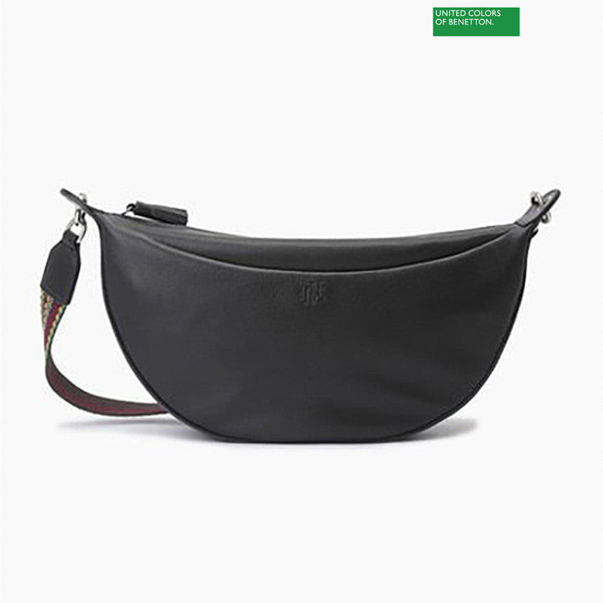 Benedict Multi-color Strap Suede Handbag BCBG04411
