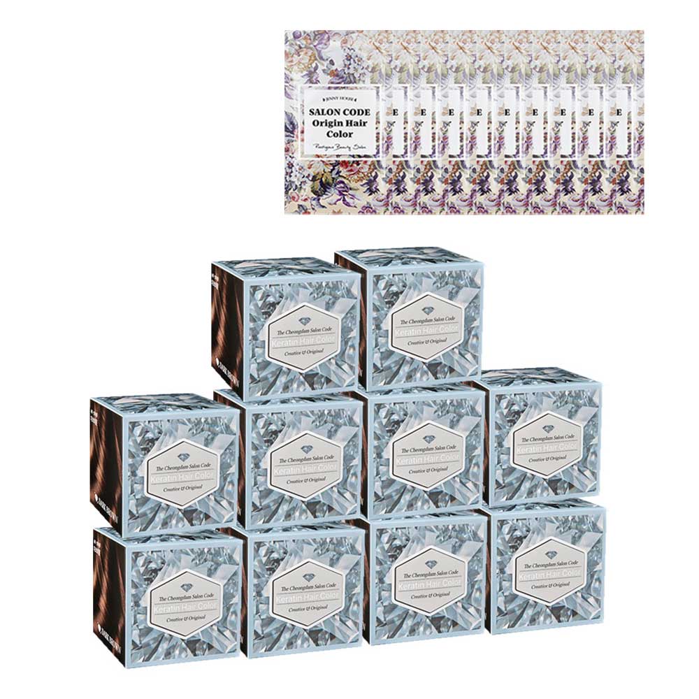 Cheongdam Saloncode Keratin Hair Color Root Cover Home Shopping Dye 10+Sample 10