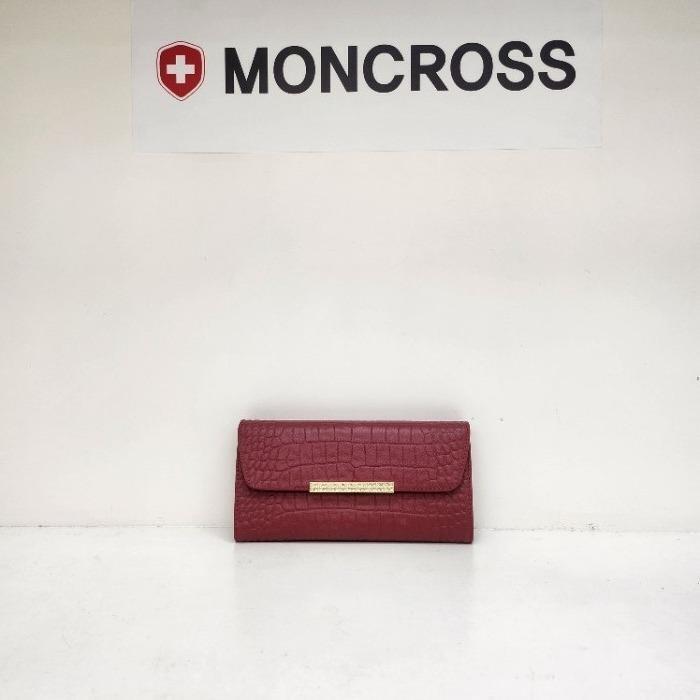 Monkro Cross DP01 Natural Calf Leather Women's Wallet AW9159RE (19772585)