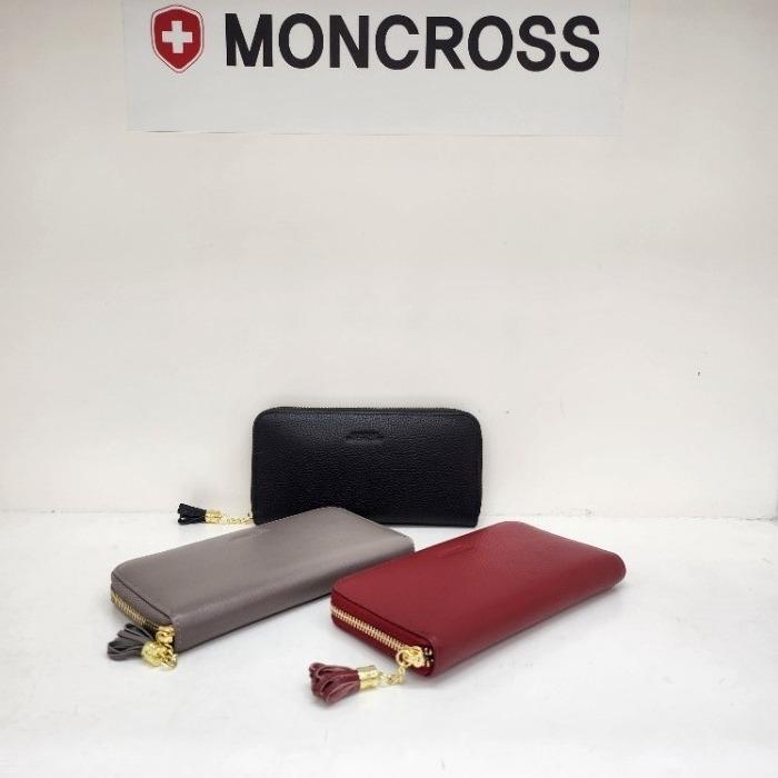 Mon克罗夫斯 DP01 Natural Leather Zip Wallet AW8061 (20235918)