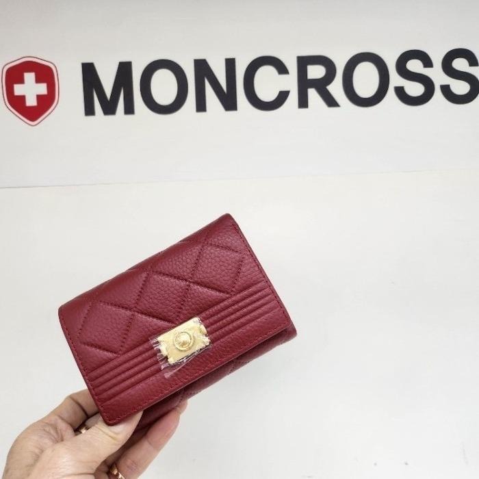 Mon克罗克斯 DP01 Down Quilted Saddle Leather Three Compartment Wallet AW9128 (23682564)