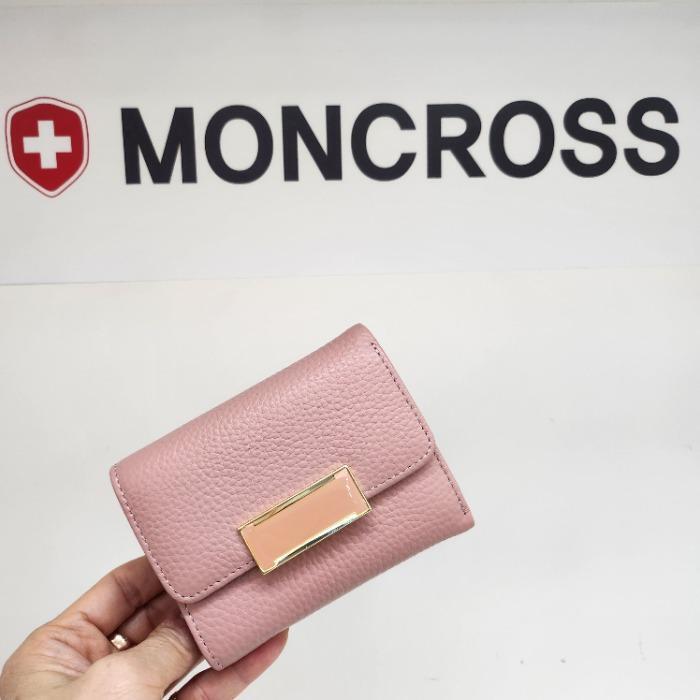 Monkcross DP01 Small Deer Leather 3-Compartment Women's Purse AW9125 (23706249)