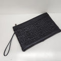 moncross DP01 Calfskin Leather Logo Clutch Bag MK1605-3 (29542176)