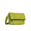 Jaeger Handbag Intrecciato Livre Flapbag Pistachio