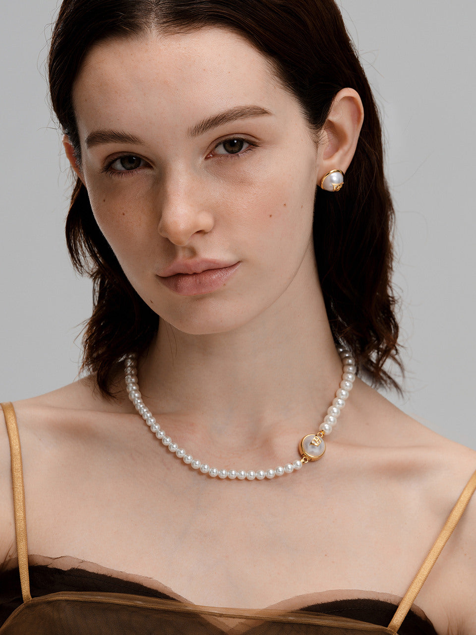 Vintage Hollywood VH Classic Pearl Necklace VH2411NE003M