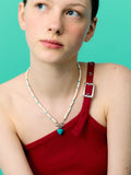 Vintage Hollywood Muse Heart Necklace VH2536NE005M